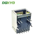 DGKYD111Q571AB2A1D 2.5G Filtering Industrial Grade RJ45 Single Port Shielded Connector Modular Interface With Light PBT