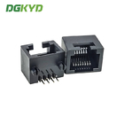 Industrial Grade RJ45 Connector Modular Module Interface All Plastic Without Filter 8P8C Single Interface