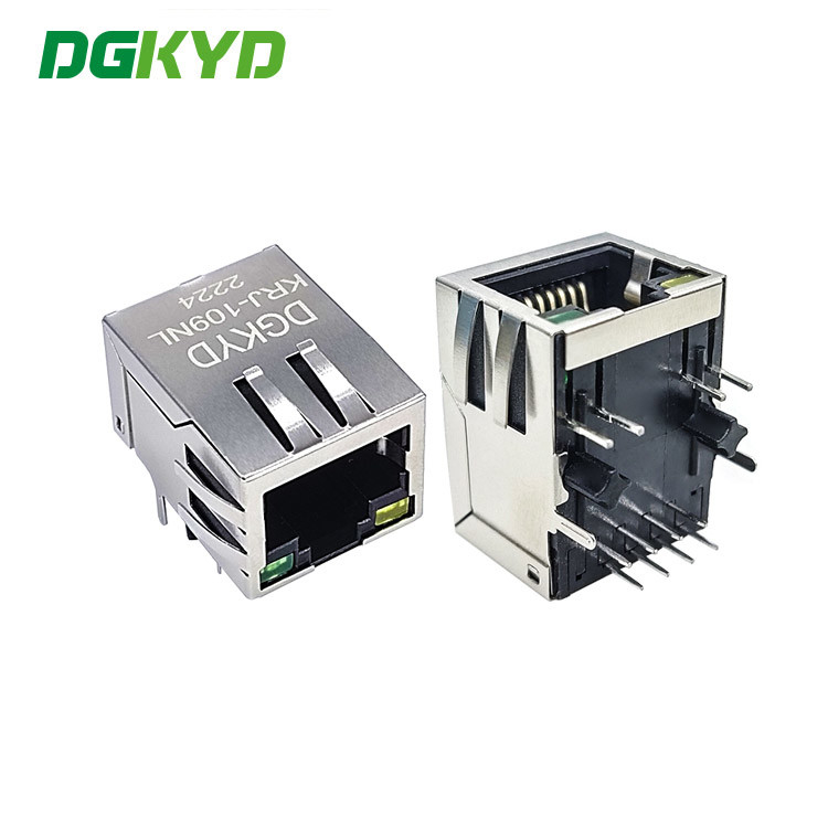 10/100 BASE RJ45 With Integrated Magnetics Ethernet Connector Surface Mount