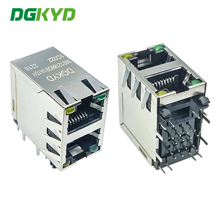DGKYD59212188DB1A1DY1C022 5921 Series Network Port Socket 2X1 With Isolation Spring