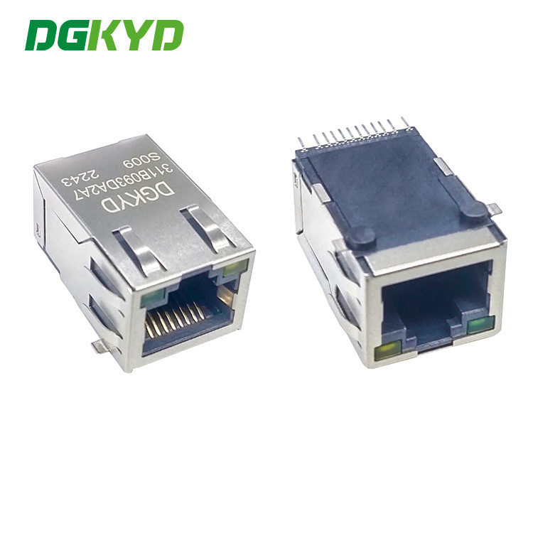 DGKYD311B093DA2A7S009 Network filter SMD 25.4mm thin RJ45 100M integrated transformer 8P8C