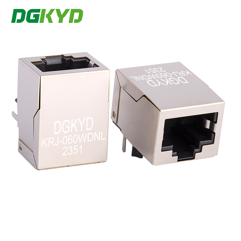 KRJ-060WDNL RJ45 Power Grid Interface Connector With Filter Socket Interface Network Communication