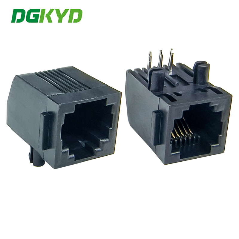 RJ11 Connector 6P6C Interface Full Plastic Ear Communication Interface DGKYD5722E1166IWA1DB4