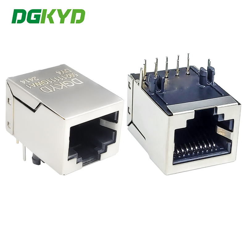 RJ45 Straight Connector 5921 10P10C Without Light Strip Shielding RJ45 Interface DGKYD59211111GWA1DY4