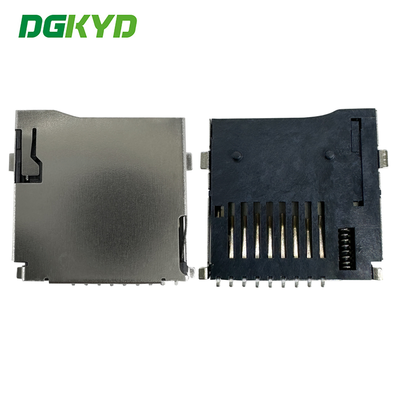 T-FLASH Card Holder PUSH/PUSH H1.8 External Soldering 9P Telephone Card Holder DGKYDTF18H8A6A2Y3WSW286