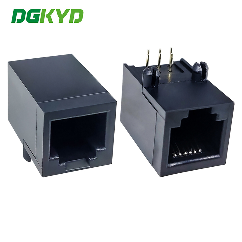 RJ11 Connector All Plastic Lightless Mesh Port Connector 6P6C Without Reinforcement Ribs DGKYD59211166IWA1DY1