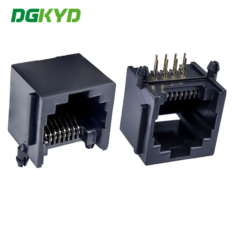RJ45 All Plastic Ear Mesh Port Connector 8P8C Communication Interface DGKYD5521E1188IWA1DY1017