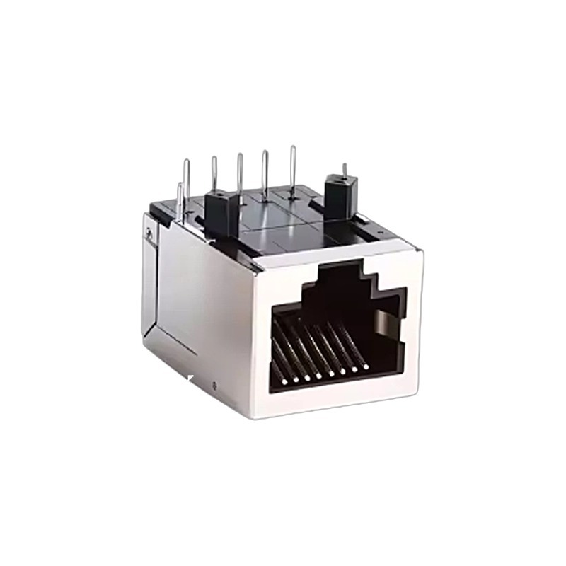DGKYD RJ45 Connector 8P Single Port Shielded with Transformer