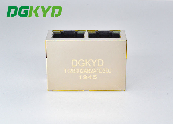Modular Jack 100M BASE-T 1x2 2 Port RJ45