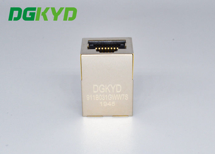 TAB UP 100BASE RJ45 SMD Connector Communication Socket DGKYD911B031GWW7S