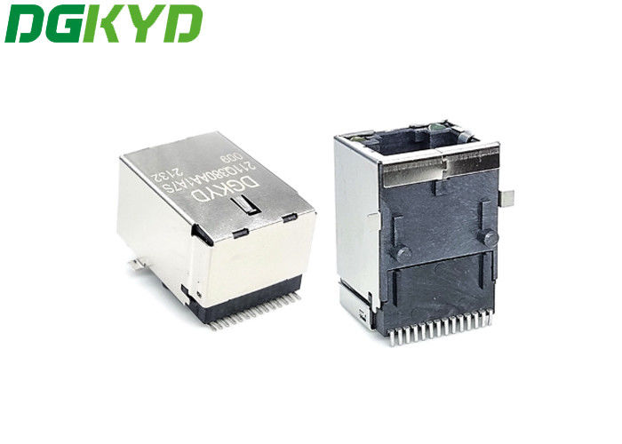 DGKYD211Q380AA1A7S009 SMD 6U RJ45 Network Interface Shielded Gigabit Integrated Filter