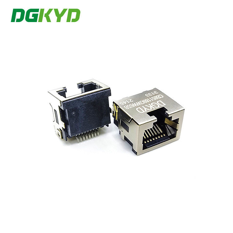 SMD RJ45 Single Port Ethernet Connector Without Light 8P8C Patch Type