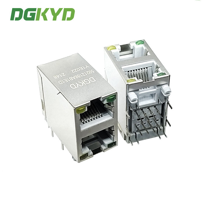 DGKYD59212188AB1E1DY1E022 5921 Series Network Socket 2X1 Port 8P8C Modular Jack Multiport DGKYD