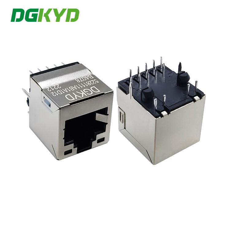 DGKYD52281111AB1A1D12B4078 RJ45 Single Ports Connector Without Transformer Modular Jack RJ45 Jack