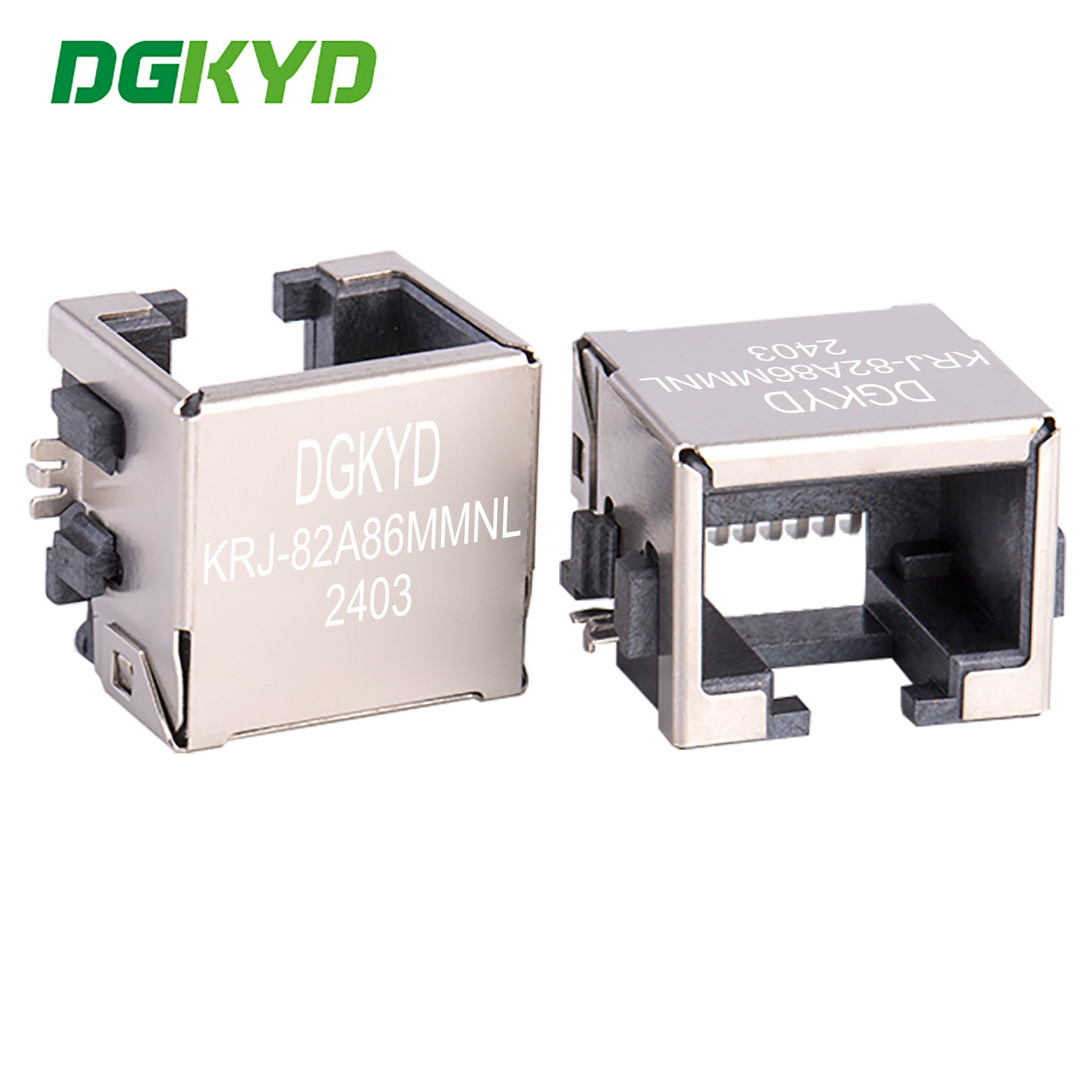 KRJ-82A86MMNL RJ45 Without Filter Network Interface SMT Network Port ...
