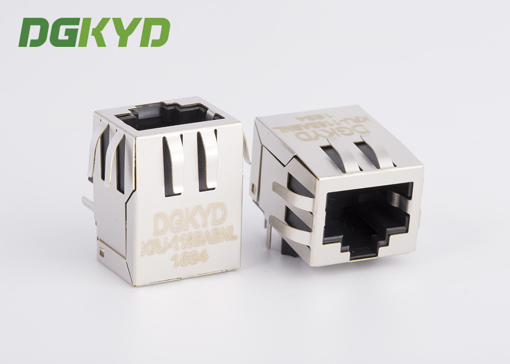 Industrial RJ45 Female connector, gigabit rj45