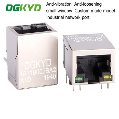 RJ45 100Mbps Connector Network Port Socket 8P8C Compact Window Surface DGKYD1A11B002BA2A1D