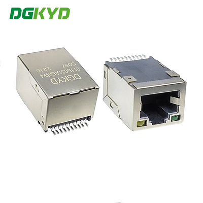 DGKYD911B031AB2W4S057 SMD RJ45 Network Interface Fast Ethernet Filter SMD 8P8C Modular Interface Without LED